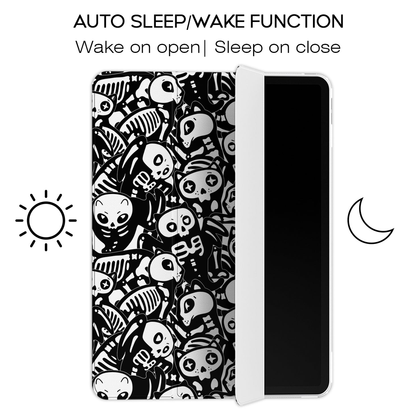 Cavka Apple iPad Smart Cover Cat Skeleton