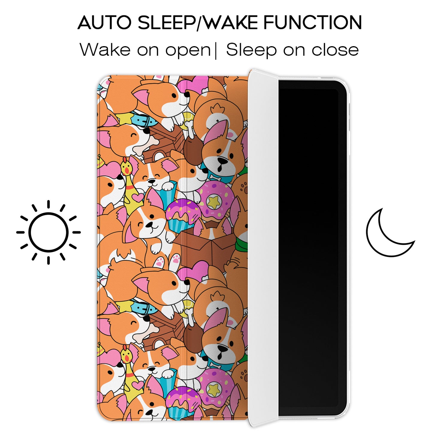 Cavka Apple iPad Smart Cover Corgi Pup Dog