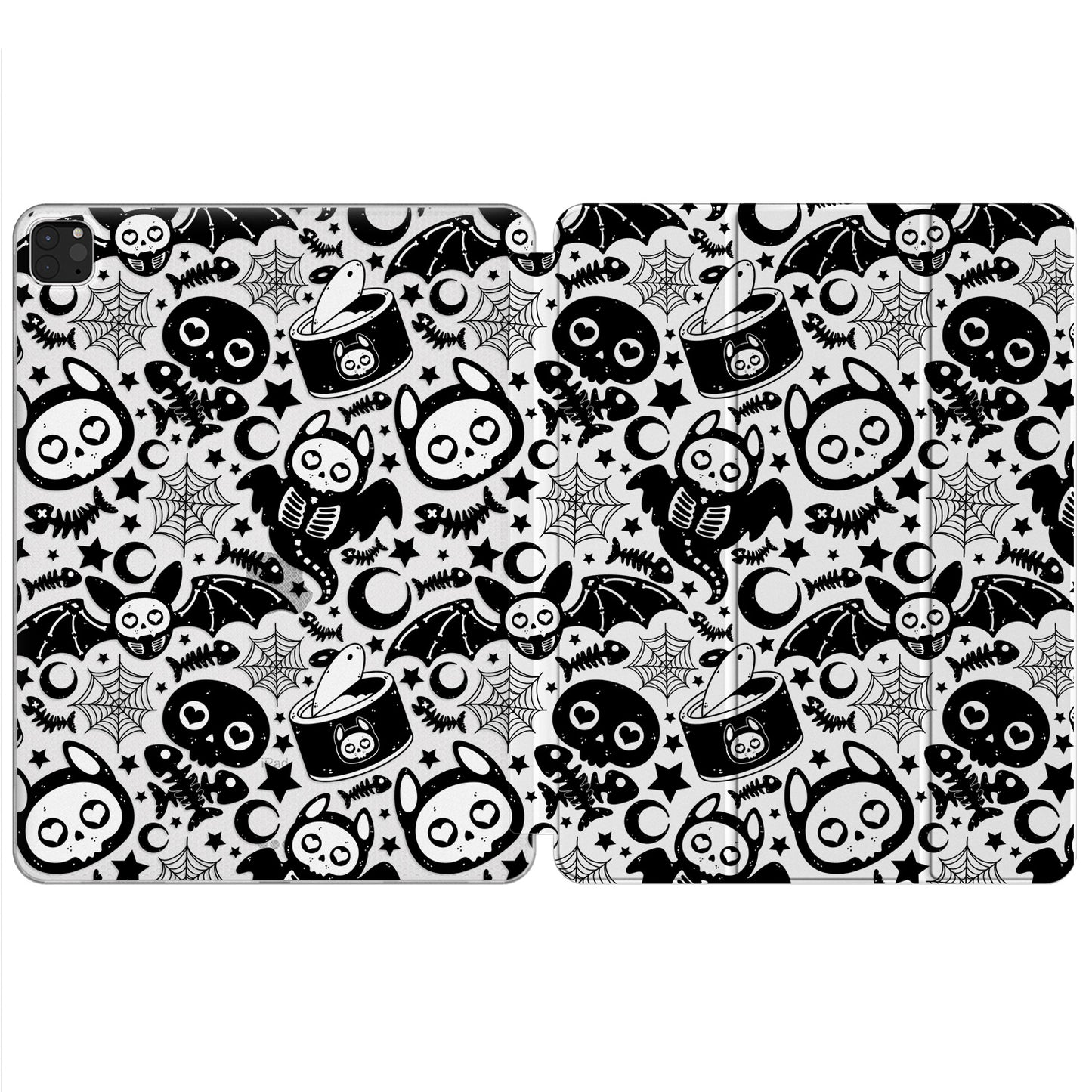 Cavka Apple iPad Smart Cover Cat Bat Skull