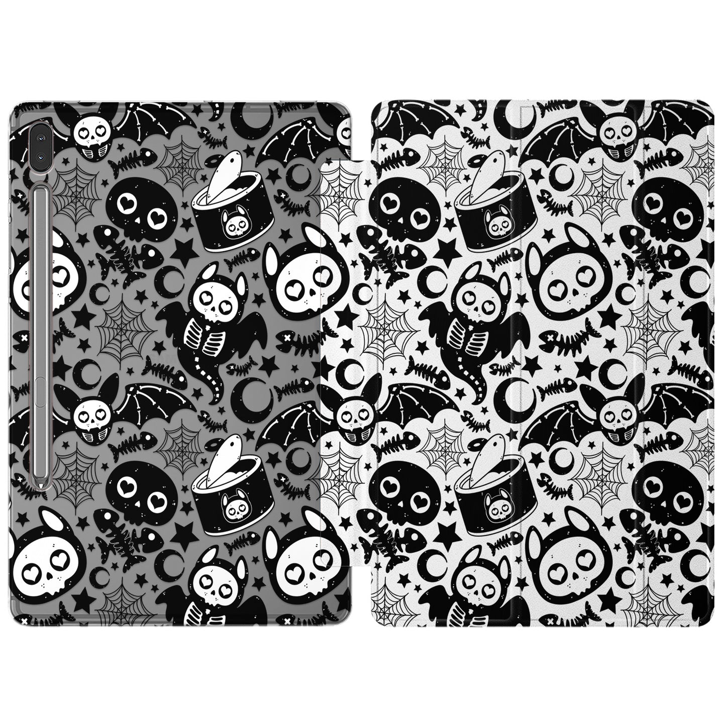Cavka Apple iPad Smart Cover Cat Bat Skull