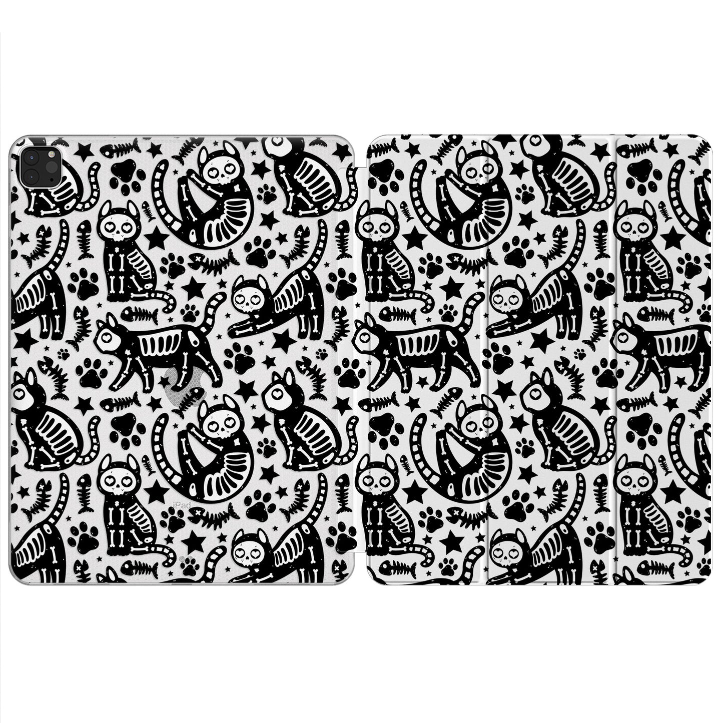 Cavka Apple iPad Smart Cover Cute Cat Skull