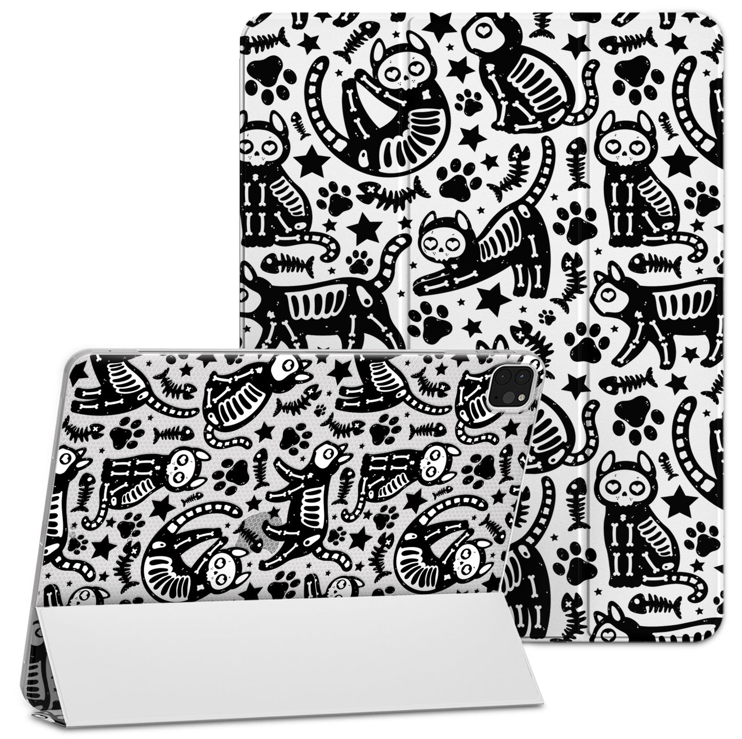 Cavka Apple iPad Smart Cover Cute Cat Skull