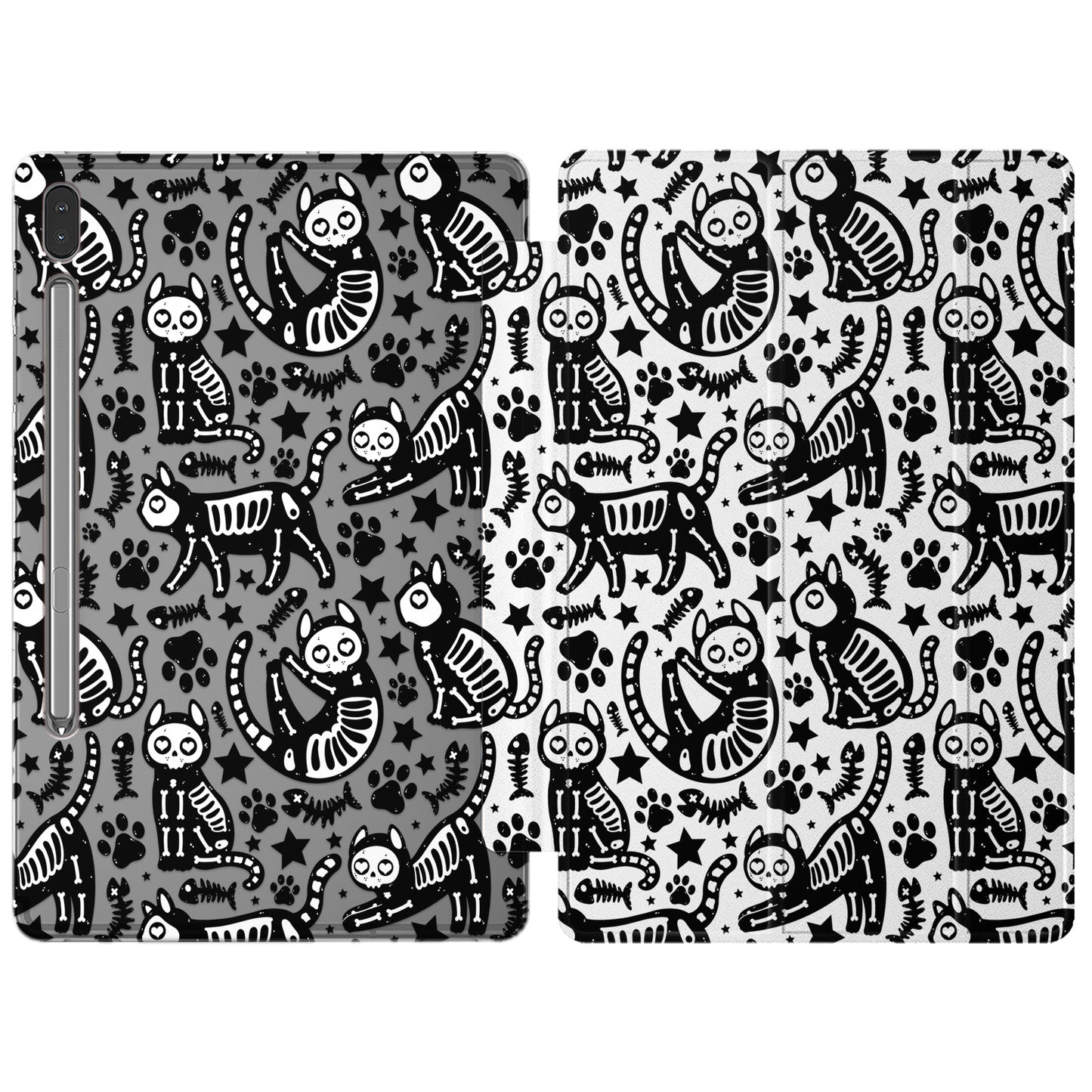 Cavka Apple iPad Smart Cover Cute Cat Skull