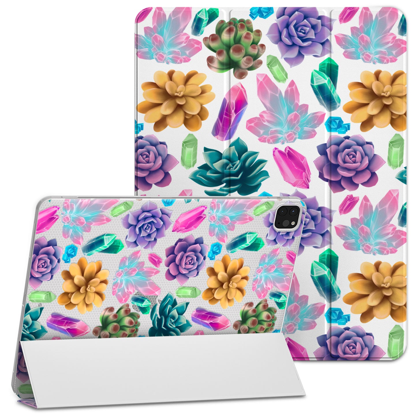 Cavka Apple iPad Smart Cover Crystal Succulents