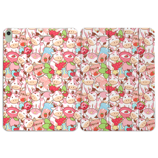 Cavka Apple iPad Smart Cover Sweet Strawberry Cows