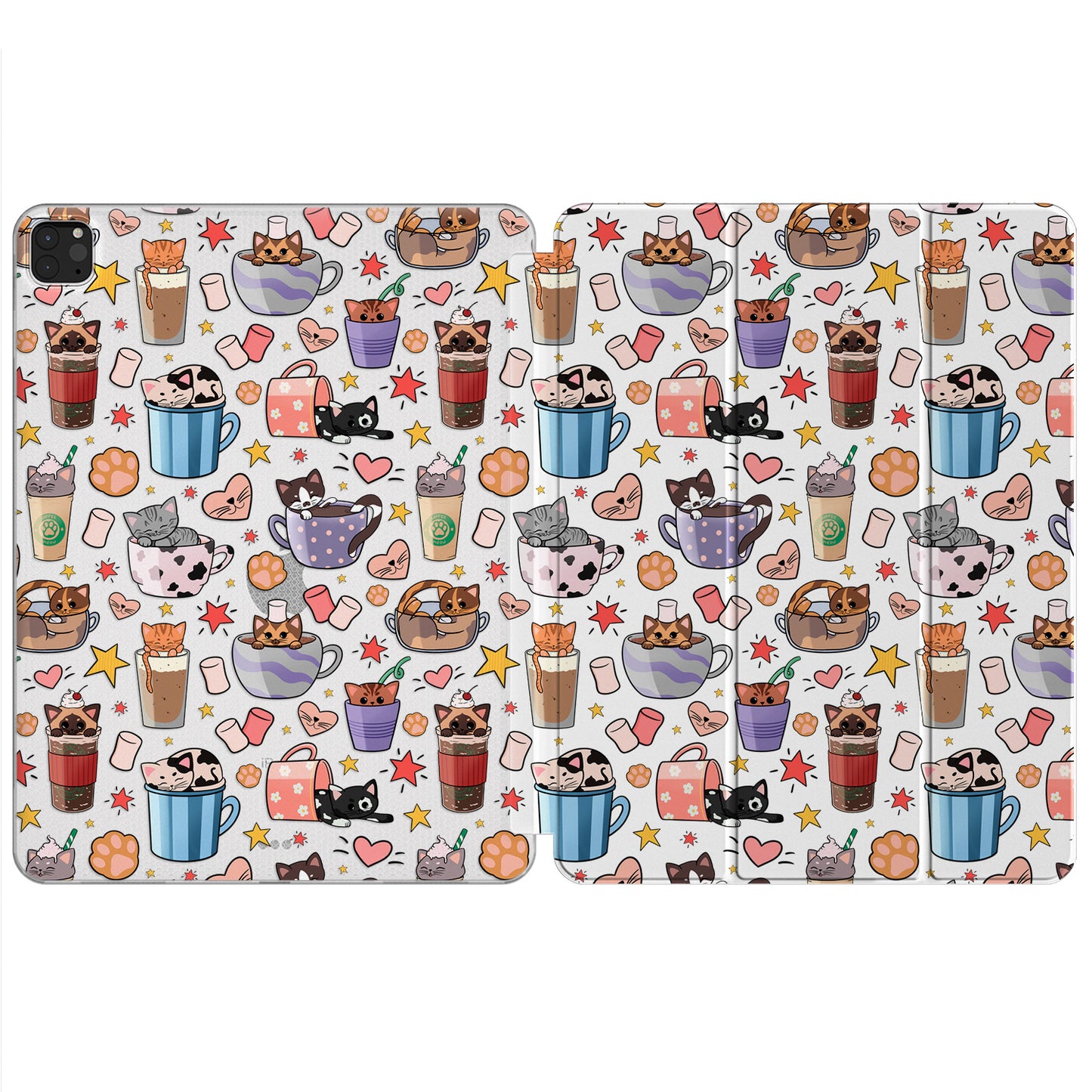 Cavka Apple iPad Smart Cover Coffee Kitties