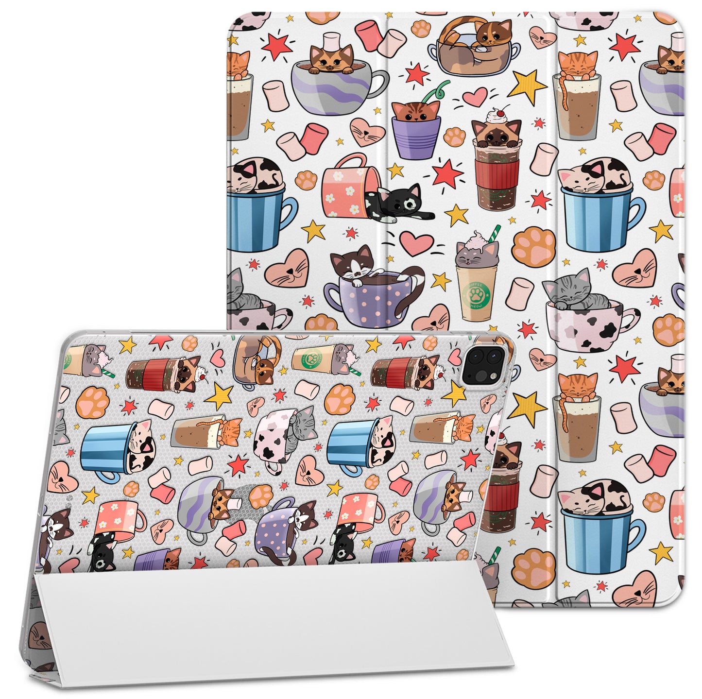 Cavka Apple iPad Smart Cover Coffee Kitties