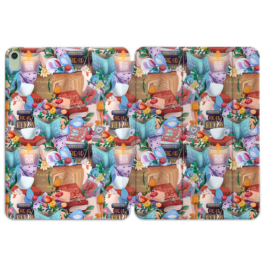 Cavka Apple iPad Smart Cover Floral Books