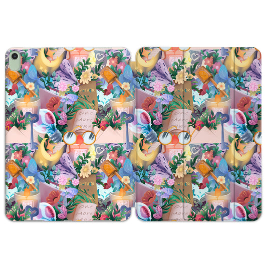 Cavka Apple iPad Smart Cover Flowers Books