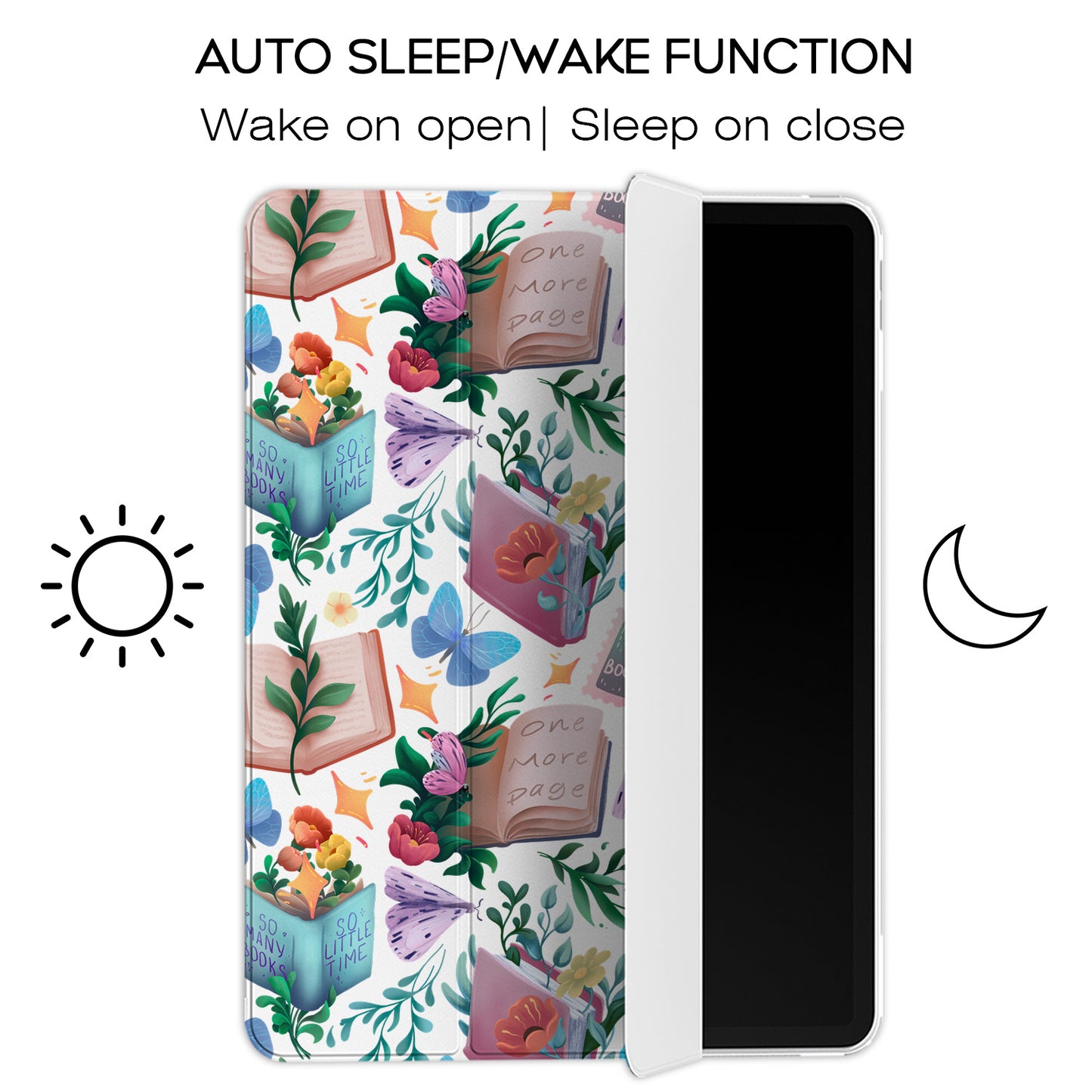 Cavka Apple iPad Smart Cover Blooming Books