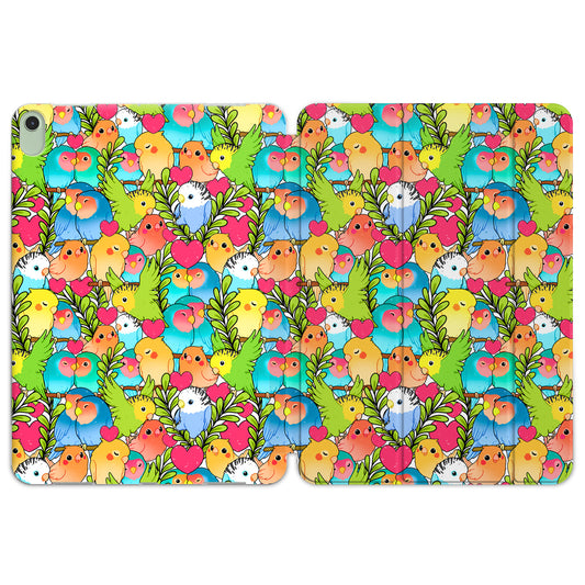 Cavka Apple iPad Smart Cover Kawaii Parrots
