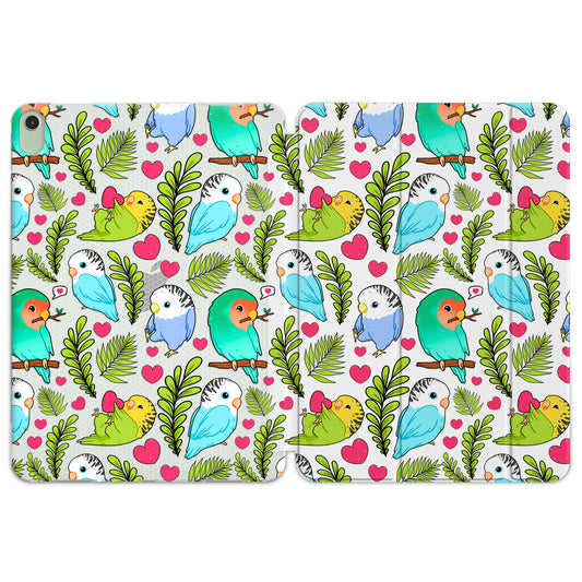 Cavka Apple iPad Smart Cover Pretty Kawaii Parrots