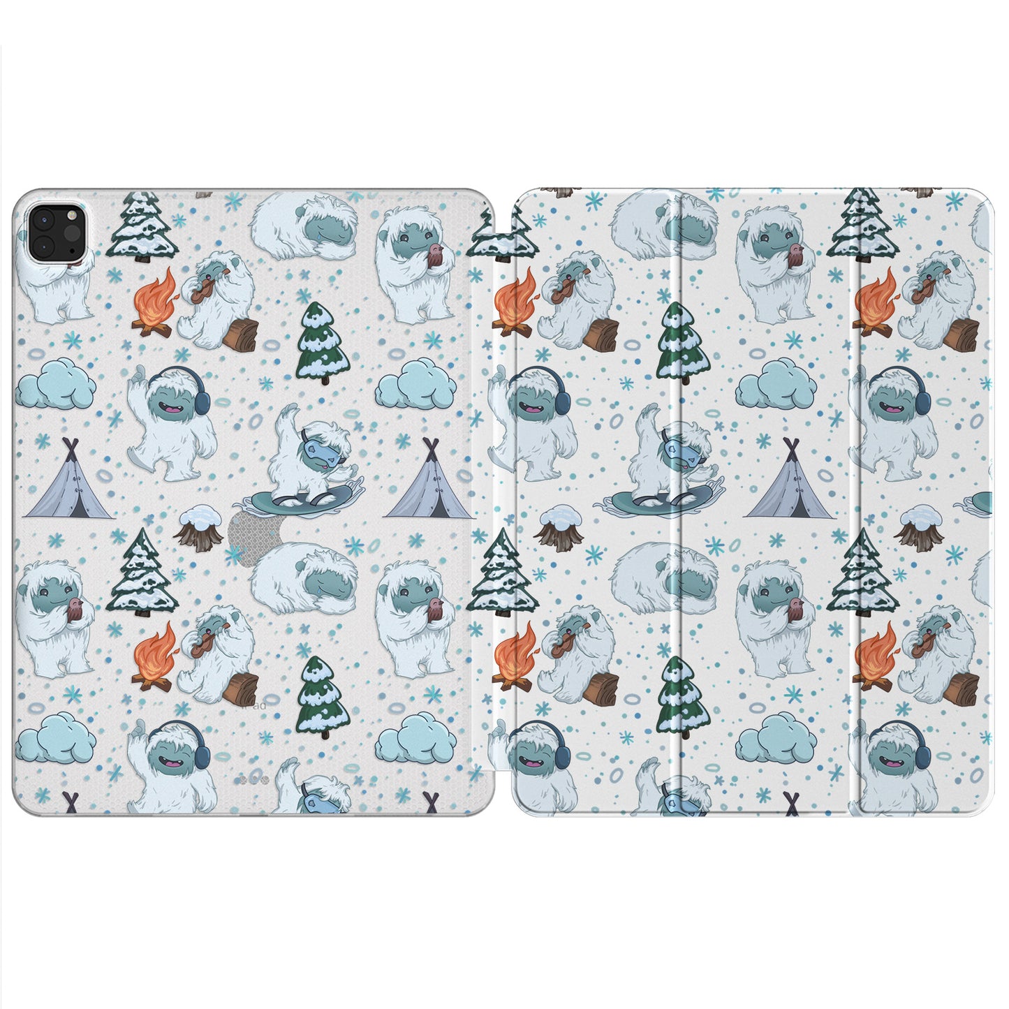 Cavka Apple iPad Smart Cover Winter Snowy Baby Yeti