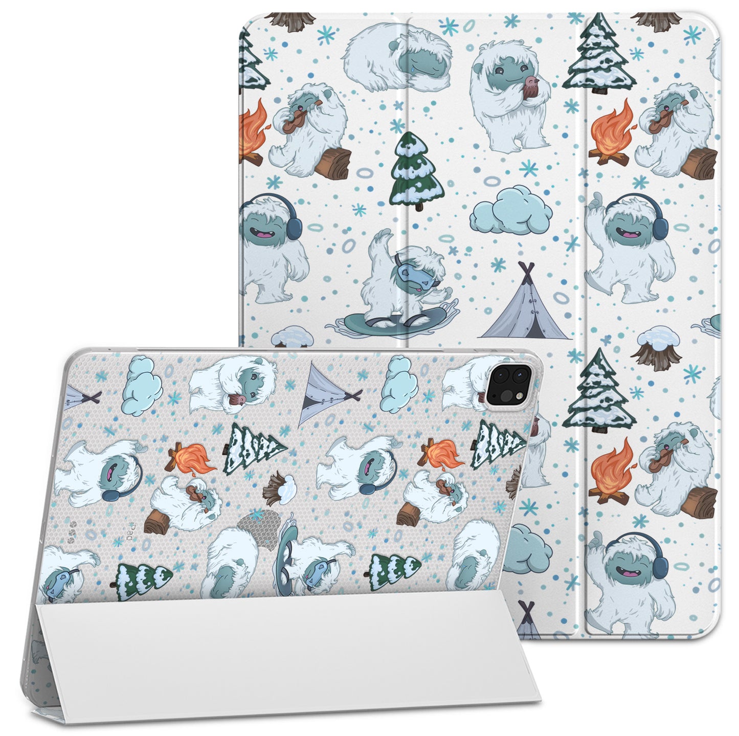 Cavka Apple iPad Smart Cover Winter Snowy Baby Yeti