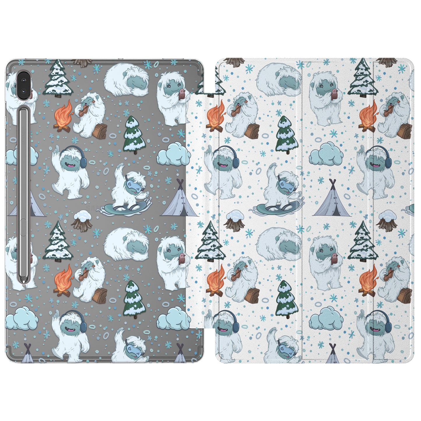 Cavka Apple iPad Smart Cover Winter Snowy Baby Yeti