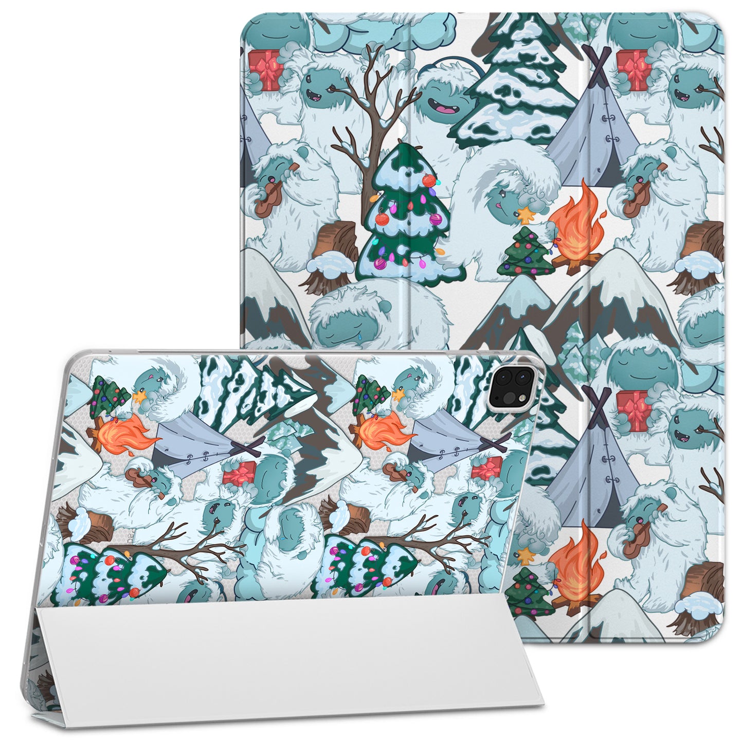 Cavka Apple iPad Smart Cover Winter Snowy Yeti Camp