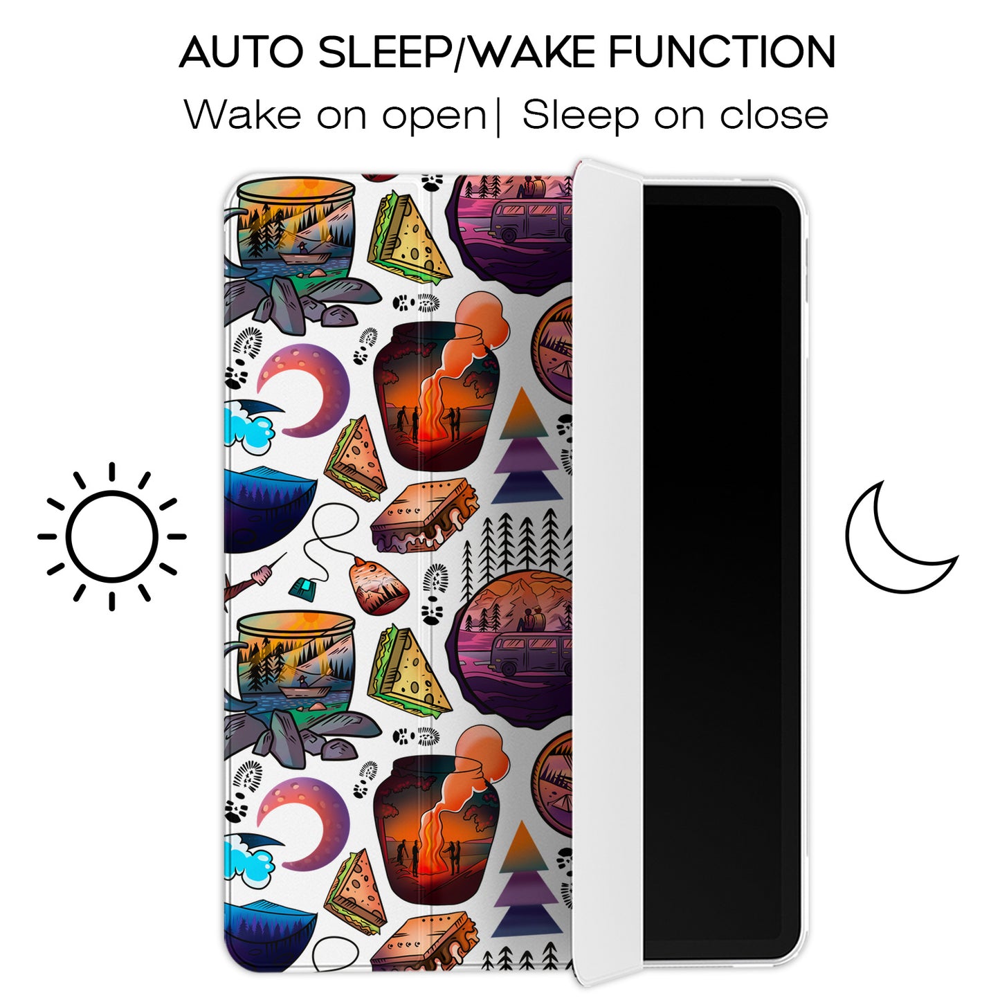 Cavka Apple iPad Smart Cover Wanderlust Camping
