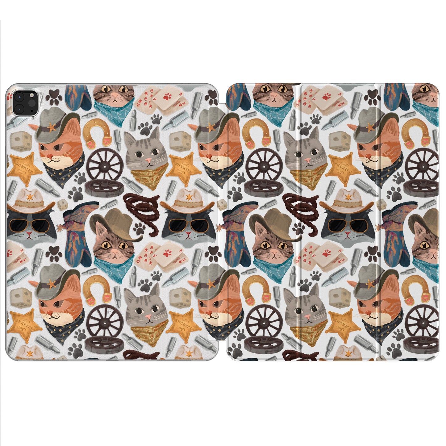 Cavka Apple iPad Smart Cover Cowboy Cats