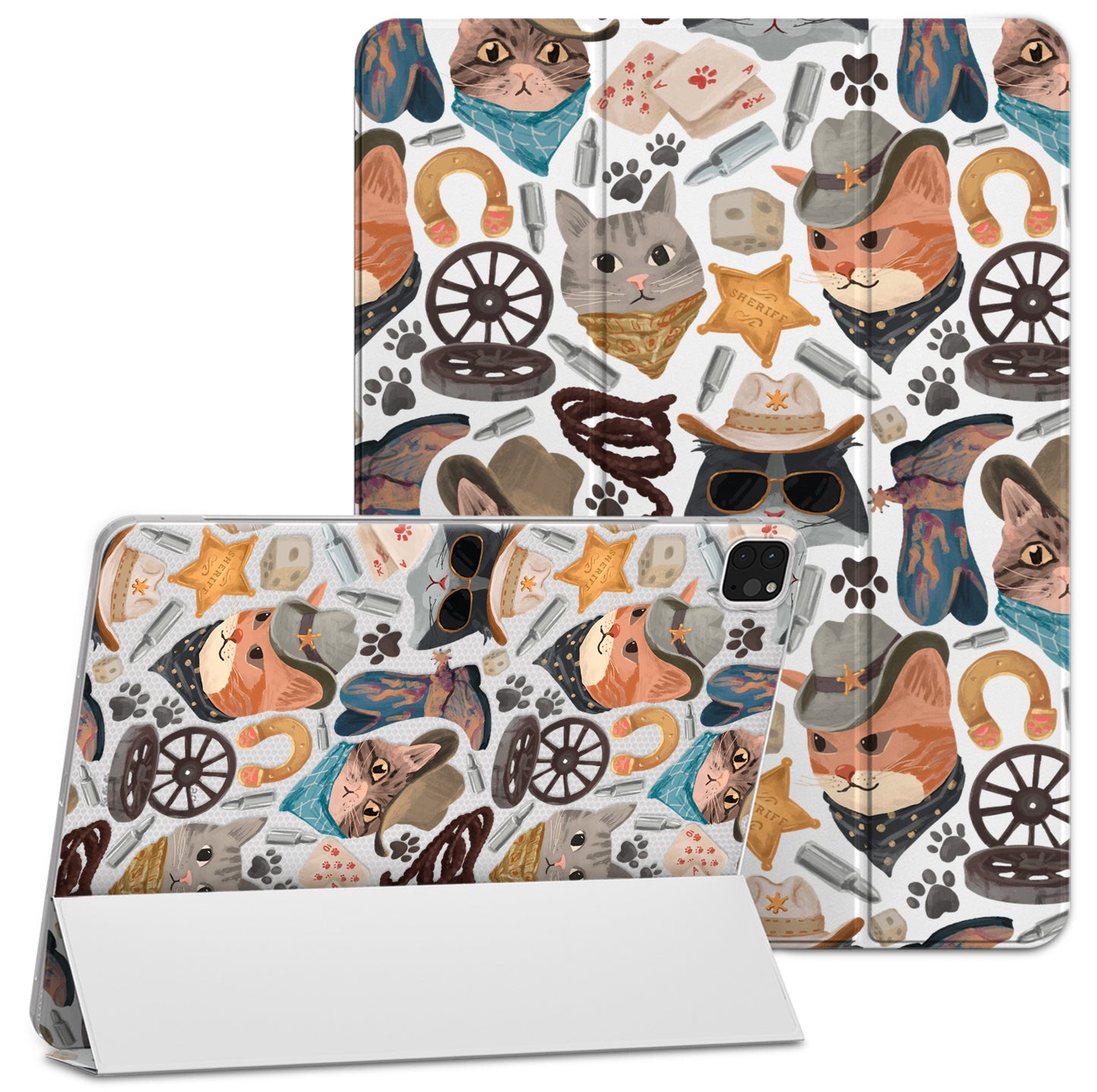 Cavka Apple iPad Smart Cover Cowboy Cats