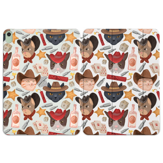 Cavka Apple iPad Smart Cover Funny Cowboy Cats