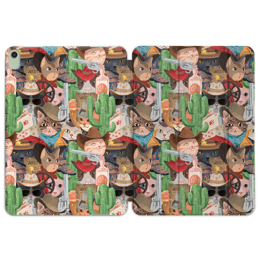 Cavka Apple iPad Smart Cover Cute Cowboy Cats