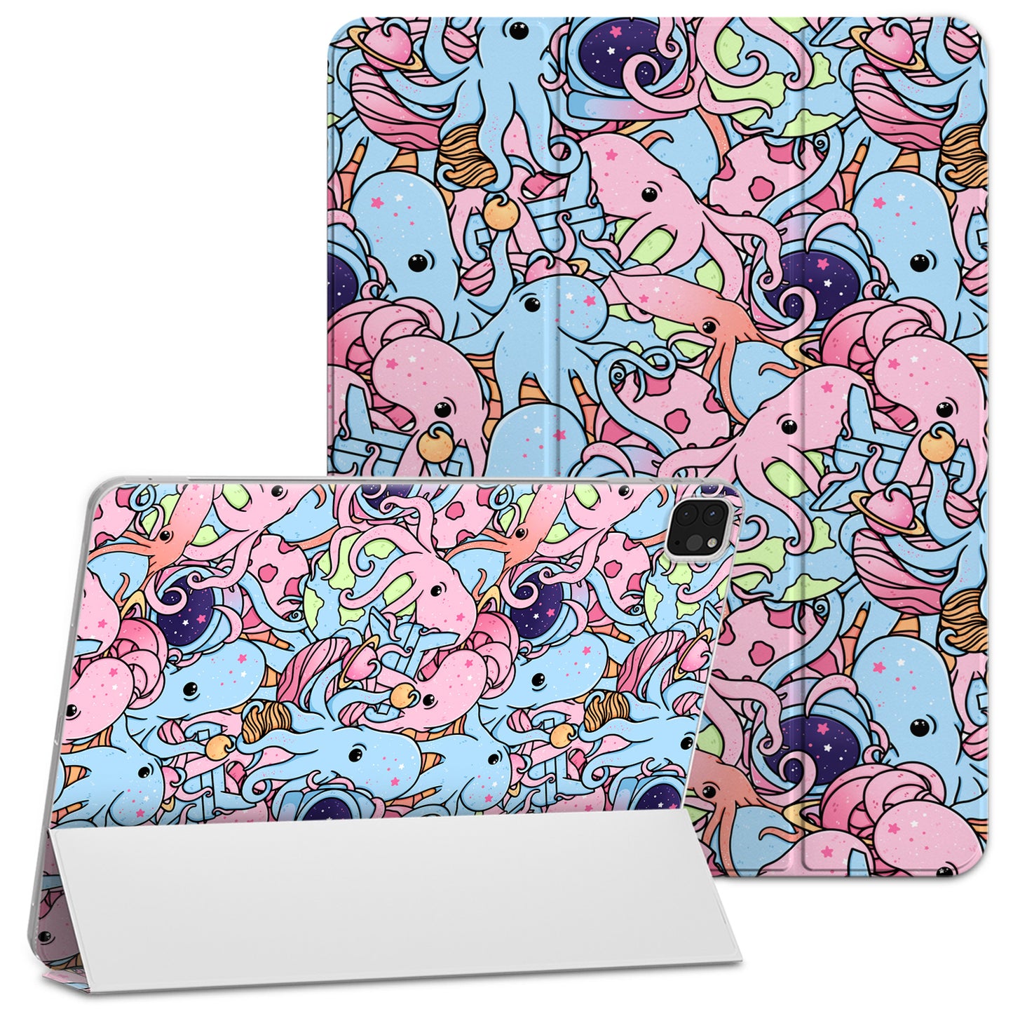 Cavka Apple iPad Smart Cover Blue Space Octopus