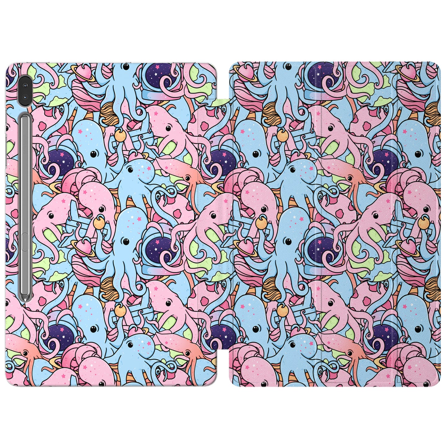 Cavka Apple iPad Smart Cover Blue Space Octopus