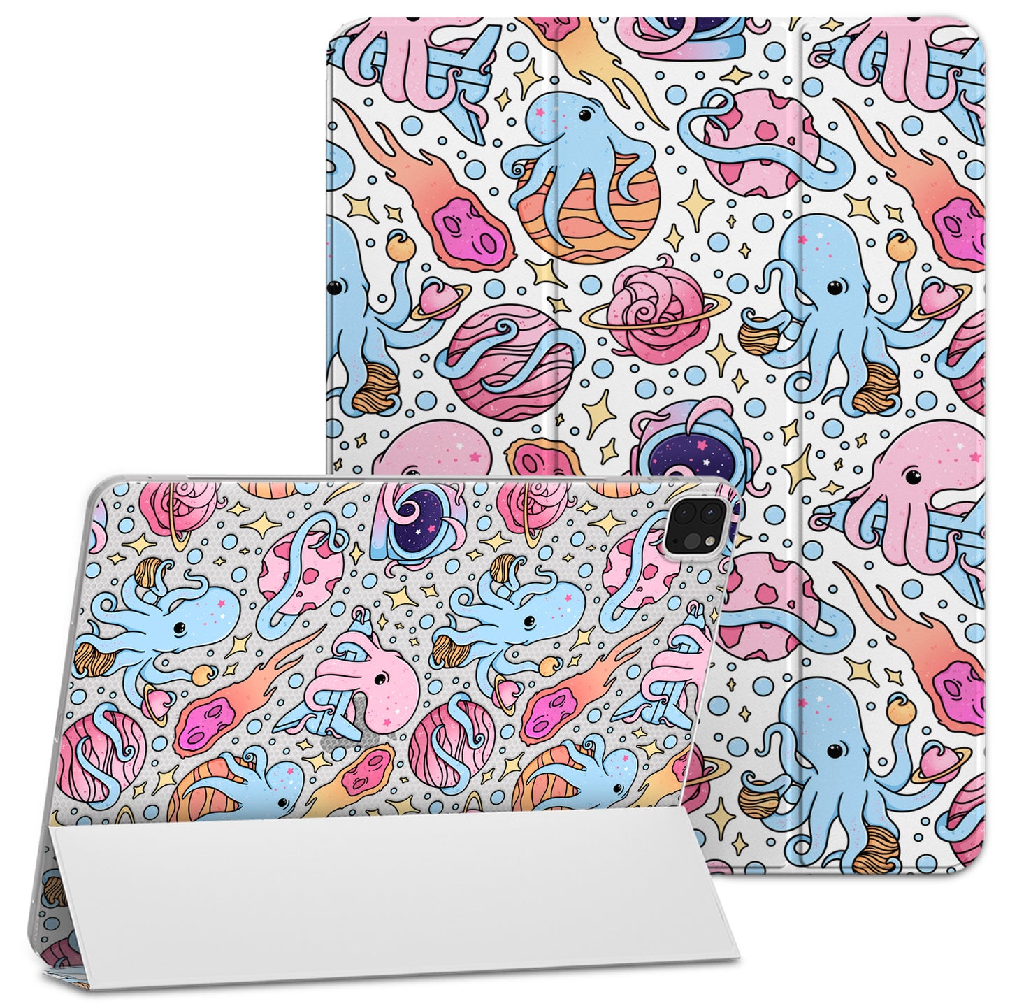Cavka Apple iPad Smart Cover Galaxy Space Octopus