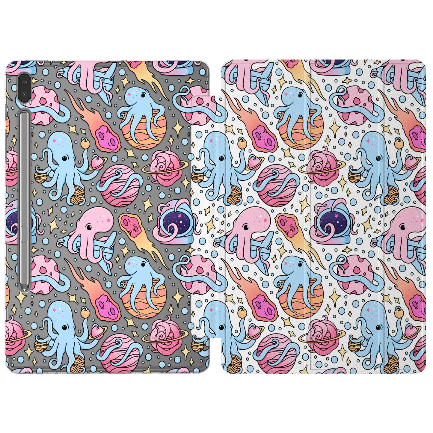 Cavka Apple iPad Smart Cover Galaxy Space Octopus
