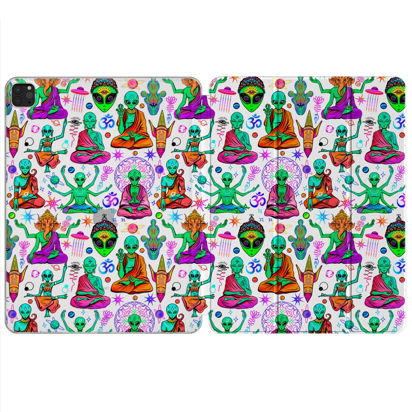 Cavka Apple iPad Smart Cover Yoga Spiritual Aliens