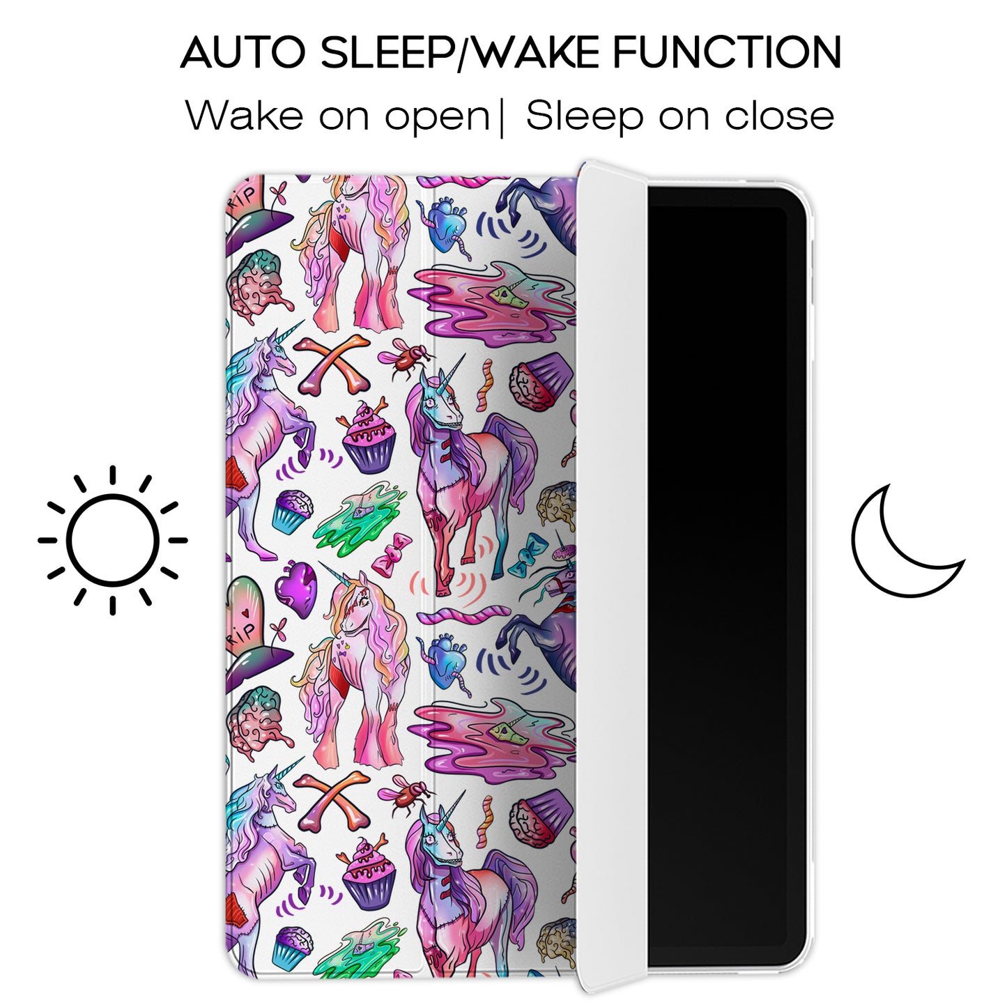 Cavka Apple iPad Smart Cover Colored Zombie Horses
