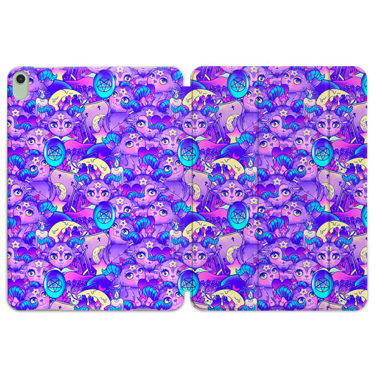 Cavka Apple iPad Smart Cover Purple Cute Baphomet