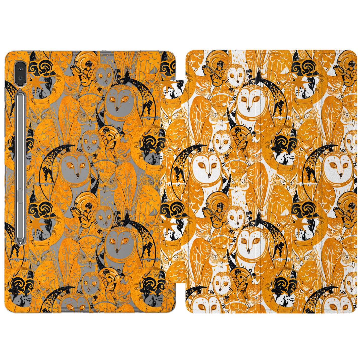 Cavka Apple iPad Smart Cover Yellow Boho Owls