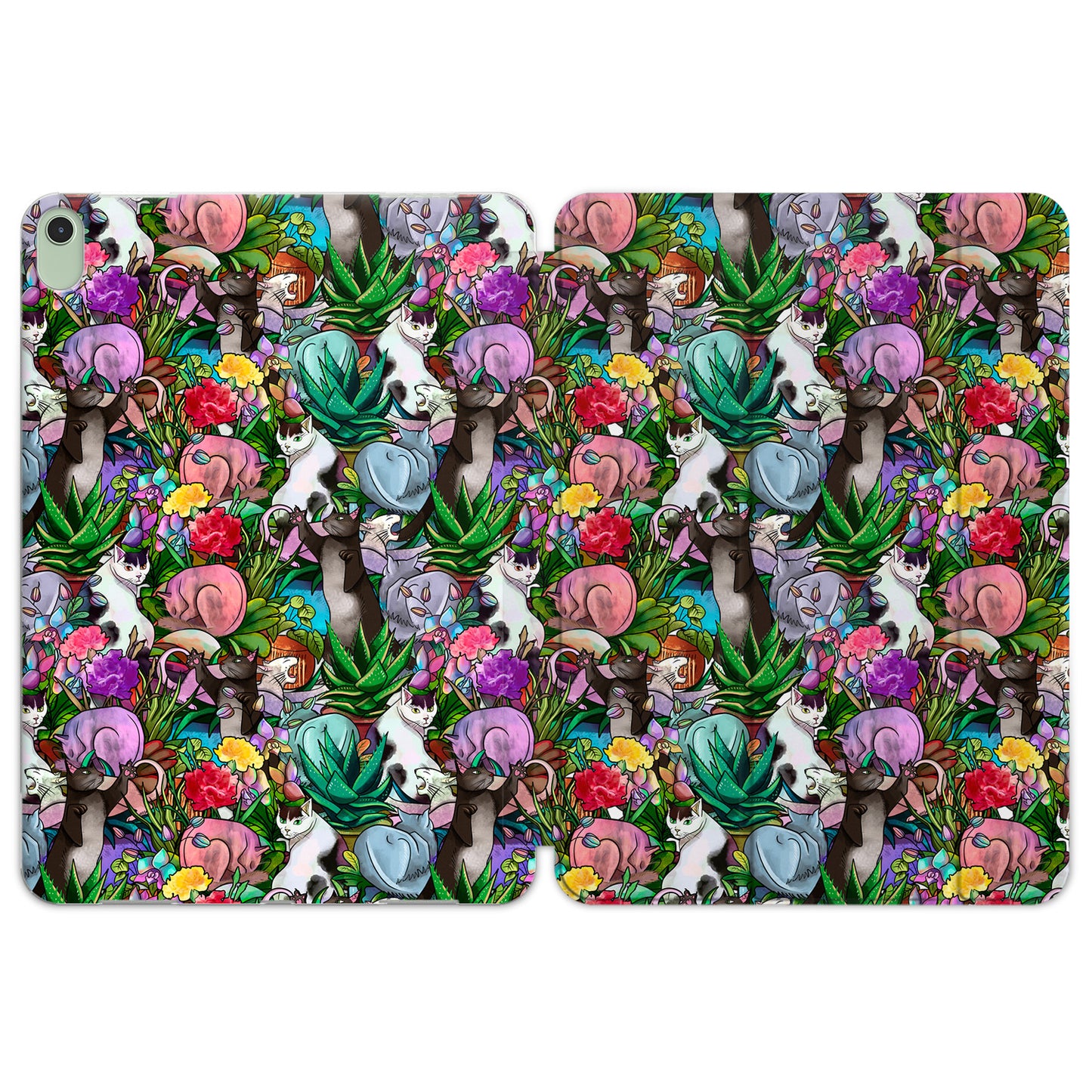 Cavka Apple iPad Smart Cover Cats and Potted Plants
