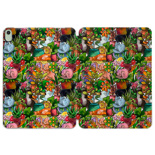 Cavka Apple iPad Smart Cover Cute Cats and Plants