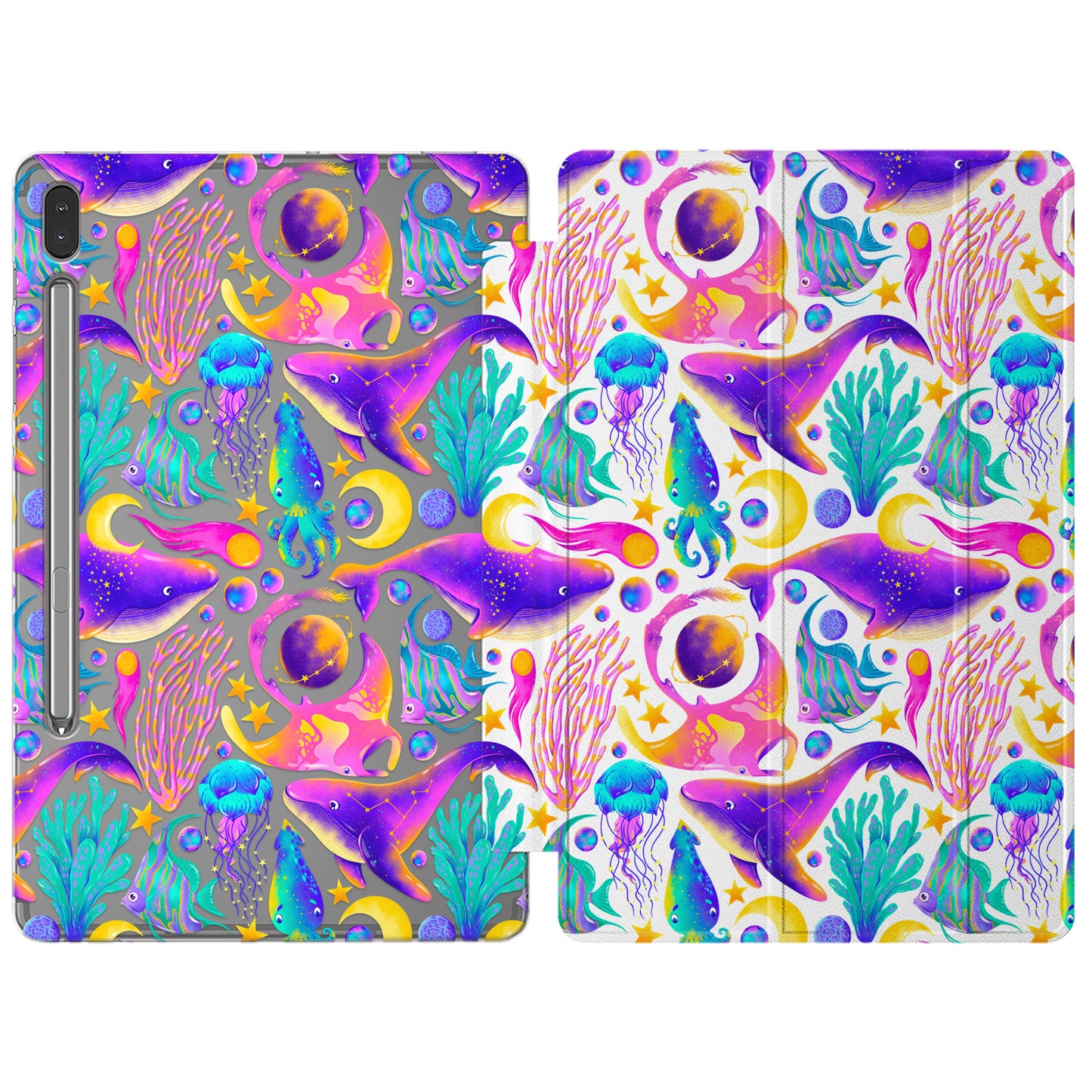 Cavka Apple iPad Smart Cover Colorful Cosmic Whales