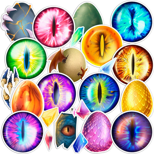 Cavka 23 PCS Sticker Pack for Laptop Dragon Eggs