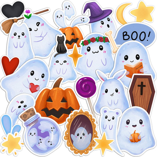 Cavka 28 PCS Sticker Pack for Laptop The Boo